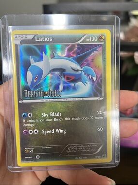 Pokemon TCG Latios Trading Card - Near mint. Rare stamp.